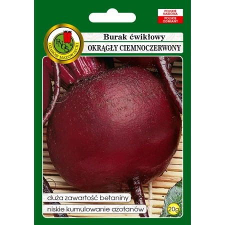 Burak Ćwikłowy Okrągły Ciemnoczerwony 20 g
